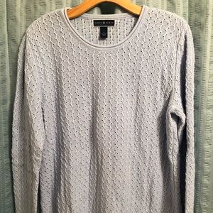 Karen Scott Baby Blue Sweater Large